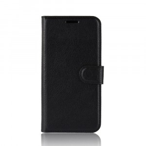 Чехол портмоне подставка на силиконовой основе с отсеком для карт на магнитной защелке для Xiaomi Mi8 SE Черный