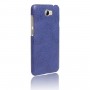 Чехол задняя накладка для Huawei Y5 II/Honor 5A с текстурой кожи, цвет Синий