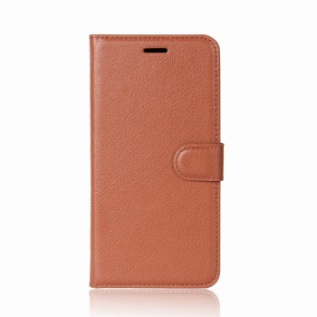 Чехол портмоне подставка для Iphone 7/SE (2020)/8 с магнитной защелкой и отделениями для карт Коричневый