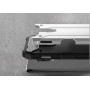 Противоударный двухкомпонентный силиконовый матовый непрозрачный чехол с поликарбонатными вставками экстрим защиты для OnePlus 6T