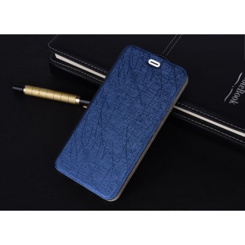 Чехол флип подставка текстура Линии на силиконовой основе для Iphone 7/8/SE (2020) Синий