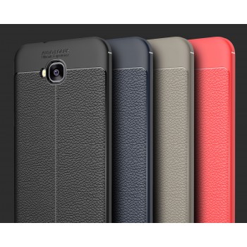 Чехол задняя накладка для ASUS ZenFone 4 Selfie с текстурой кожи