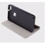 Глянцевый водоотталкивающий чехол флип подставка на силиконовой основе с отсеком для карт для ASUS ZenFone 4 Selfie, цвет Черный