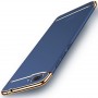 Пластиковый непрозрачный матовый чехол сборного типа для Asus ZenFone 4 Max, цвет Синий