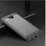 Силиконовый матовый непрозрачный чехол с текстурным покрытием Металлик для ASUS ZenFone 4 Selfie, цвет Черный