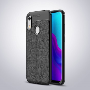 Силиконовый чехол накладка для Huawei Honor 8A/Y6s/Y6 (2019) с текстурой кожи