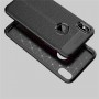 Чехол задняя накладка для Iphone Xs Max с текстурой кожи, цвет Черный