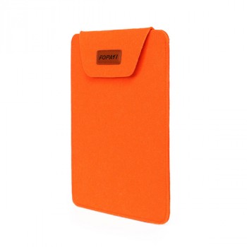 Войлочный мешок для ноутбуков 15-15.9 дюймов на липучке Оранжевый