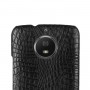 Чехол задняя накладка для Motorola Moto G5s с текстурой кожи