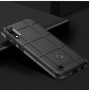 Силиконовый матовый непрозрачный чехол с текстурным покрытием Узоры для Samsung Galaxy A10, цвет Черный