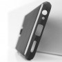 Силиконовый матовый непрозрачный чехол с текстурным покрытием Металлик для Meizu M6s