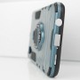 Двухкомпонентный силиконовый матовый непрозрачный чехол с поликарбонатными бампером и крышкой и встроенным кольцом-подставкой для Huawei Nova 3i