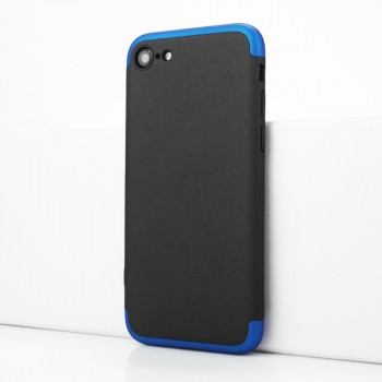 Трехкомпонентный сборный двухцветный пластиковый чехол для Iphone 7/SE (2020)/8 Синий