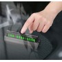 Потайная автовизитка текстура Металлик на клеевой основе с магнитными люминесцентными цифрами