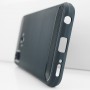 Силиконовый матовый непрозрачный чехол с текстурным покрытием Металлик для Huawei Honor Play