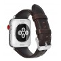 Кожаный водоотталкивающий ремешок для Apple Watch Series 4/5 40мм/Series 1/2/3 38мм, цвет Коричневый