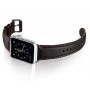 Кожаный водоотталкивающий ремешок для Apple Watch Series 4/5 40мм/Series 1/2/3 38мм, цвет Коричневый