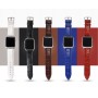 Кожаный ремешок текстура Крокодил для Apple Watch Series 4/5 44мм/Series 1/2/3 42мм, цвет Красный