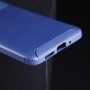 Силиконовый матовый непрозрачный чехол с текстурным покрытием Карбон для Huawei P10 Lite, цвет Коричневый