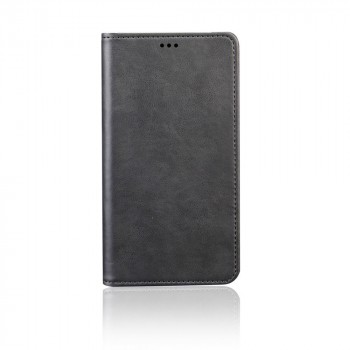 Чехол портмоне подставка на пластиковой основе с отсеком для карт на присоске для Samsung Galaxy A70 Черный
