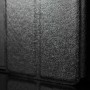 Чехол флип подставка текстура Линии на пластиковой основе с окном вызова и свайпом на магнитной защелке для OnePlus 6, цвет Черный