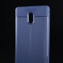 Чехол задняя накладка для Nokia 3 с текстурой кожи, цвет Серый