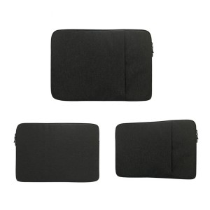 Чехол папка из текстиля с наружным карманом для планшета 9-10 дюймов Черный