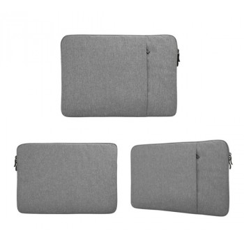 Чехол папка из текстиля с наружным карманом для планшета 10-11 дюймов Белый