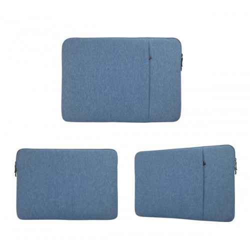Чехол папка из влагостойкого текстиля с наружным карманом для ноутбуков 12-12.9 дюймов