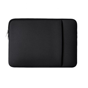 Чехол папка с наружным карманом для ноутбуков 13-13.9 дюймов Черный