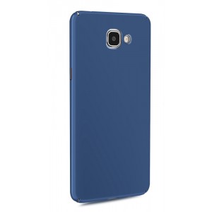 Пластиковый непрозрачный матовый чехол с улучшенной защитой элементов корпуса для Samsung Galaxy A9 Синий
