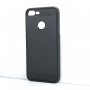 Матовый силиконовый чехол для Huawei Honor 9 Lite с текстурным покрытием металлик, цвет Черный