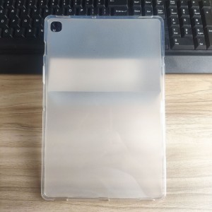 Силиконовый матовый полупрозрачный чехол для Samsung Galaxy Tab S5e Белый