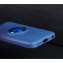 Силиконовый матовый непрозрачный чехол с встроенным кольцом-подставкой для Iphone 5/5s/SE, цвет Красный