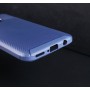 Силиконовый матовый непрозрачный чехол с текстурным покрытием Карбон для Huawei Nova 3