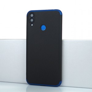 Трехкомпонентный сборный матовый пластиковый чехол для Huawei Honor 8C Синий