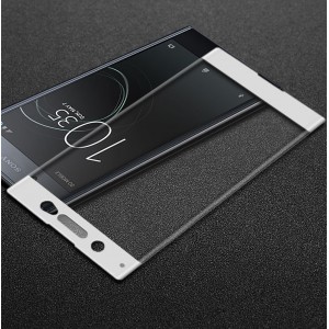 3D полноэкранное ультратонкое износоустойчивое сколостойкое олеофобное защитное стекло для Sony Xperia XA Белый
