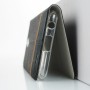 Флип чехол-книжка для LG K10 (2017) с текстурой ткани и функцией подставки