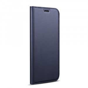 Чехол горизонтальная книжка подставка на силиконовой основе с отсеком для карт для Huawei P30 Pro Синий