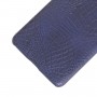 Чехол задняя накладка для Xiaomi Mi Play с текстурой кожи, цвет Синий