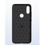 Силиконовый матовый непрозрачный чехол с текстурным покрытием Металлик для Xiaomi Mi Play, цвет Серый