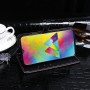 Глянцевый водоотталкивающий чехол портмоне подставка на силиконовой основе с отсеком для карт на магнитной защелке для Samsung Galaxy M20 , цвет Черный