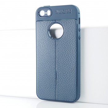 Чехол задняя накладка для Iphone 5/5s/SE с текстурой кожи