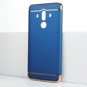 Двухкомпонентный сборный двухцветный пластиковый матовый чехол для Huawei Mate 10 Pro Синий