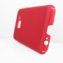 Пластиковый полупрозрачный матовый чехол текстура Точки с улучшенной защитой элементов корпуса для Samsung Galaxy A6, цвет Красный