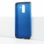 Двухкомпонентный сборный двухцветный пластиковый матовый чехол для Samsung Galaxy J8