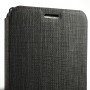 Флип чехол-книжка для HTC 10 с текстурой ткани и функцией подставки, цвет Черный