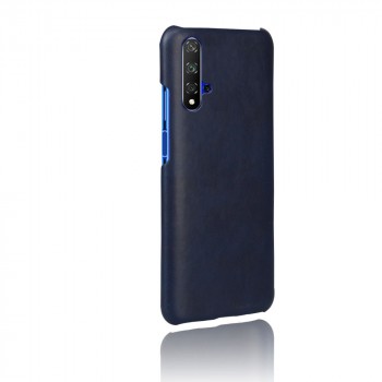 Чехол накладка текстурная отделка Кожа для Huawei Honor 20/Nova 5T Синий