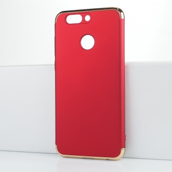 Пластиковый непрозрачный чехол сборного типа с улучшенной защитой элементов корпуса для Huawei Nova 2 Plus Красный