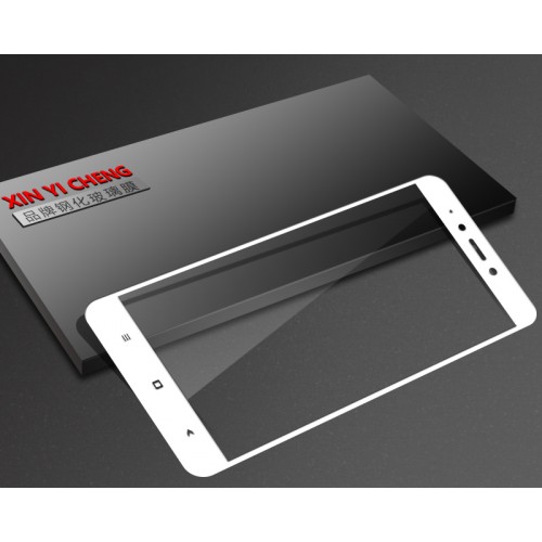 3D полноэкранное ультратонкое износоустойчивое сколостойкое олеофобное защитное стекло для Xiaomi RedMi Note 4X, цвет Белый